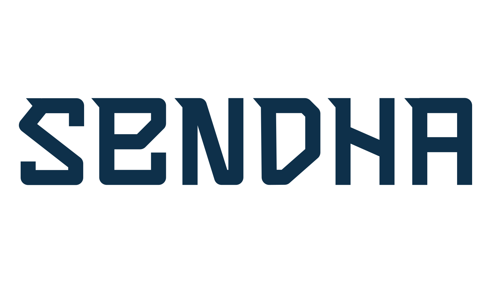 Sendha, gothic modern font preview
