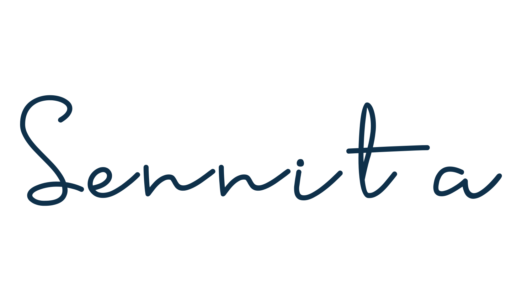 Sennita, script handwritten fancy decorative calligraphy font preview