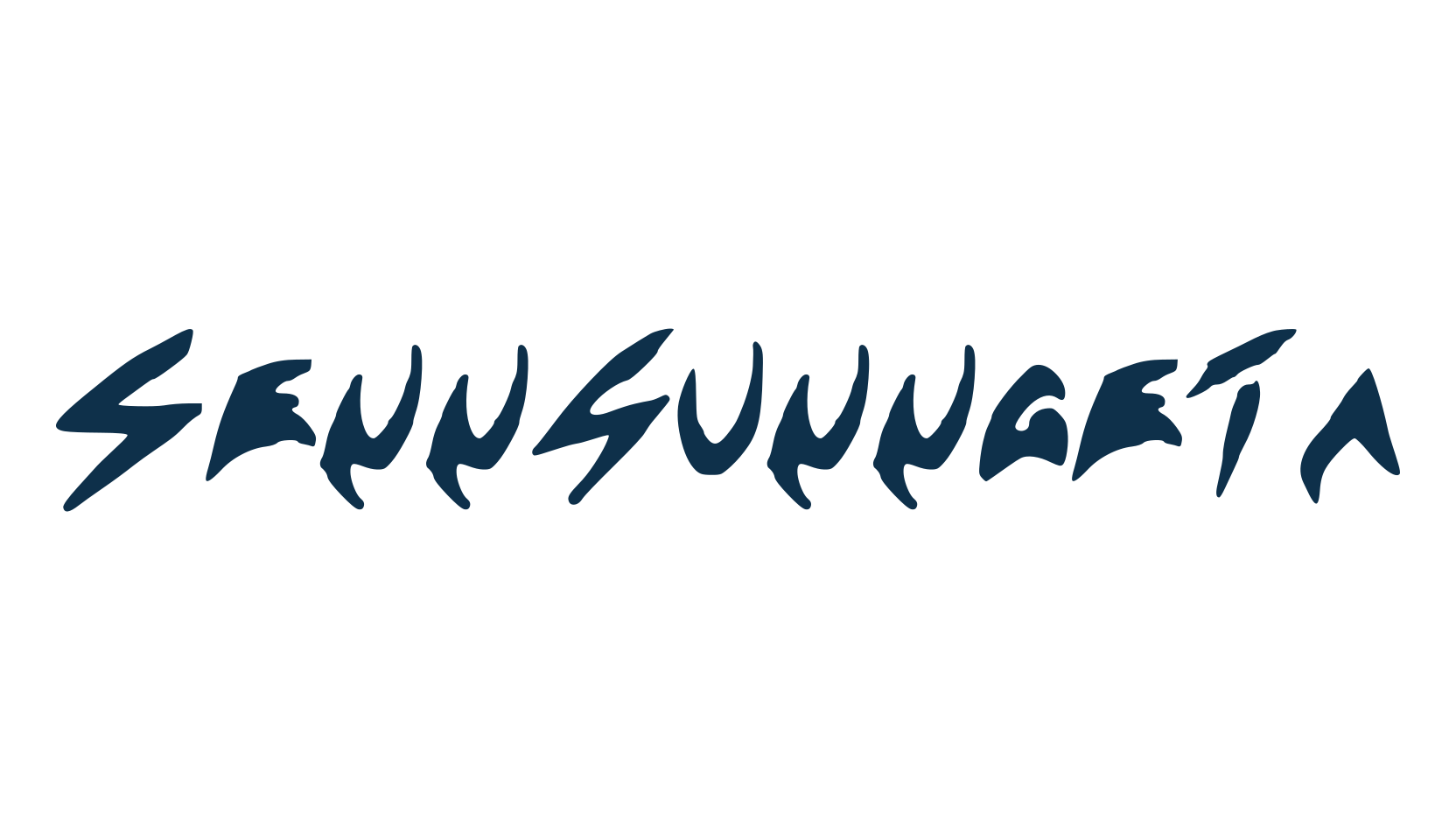 Sennsunngeta, fancy decorative font preview