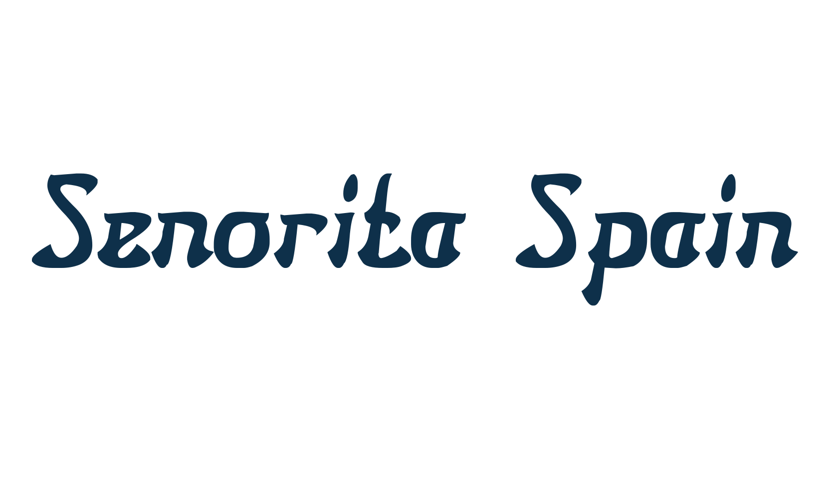 Senorita Spain, various font preview