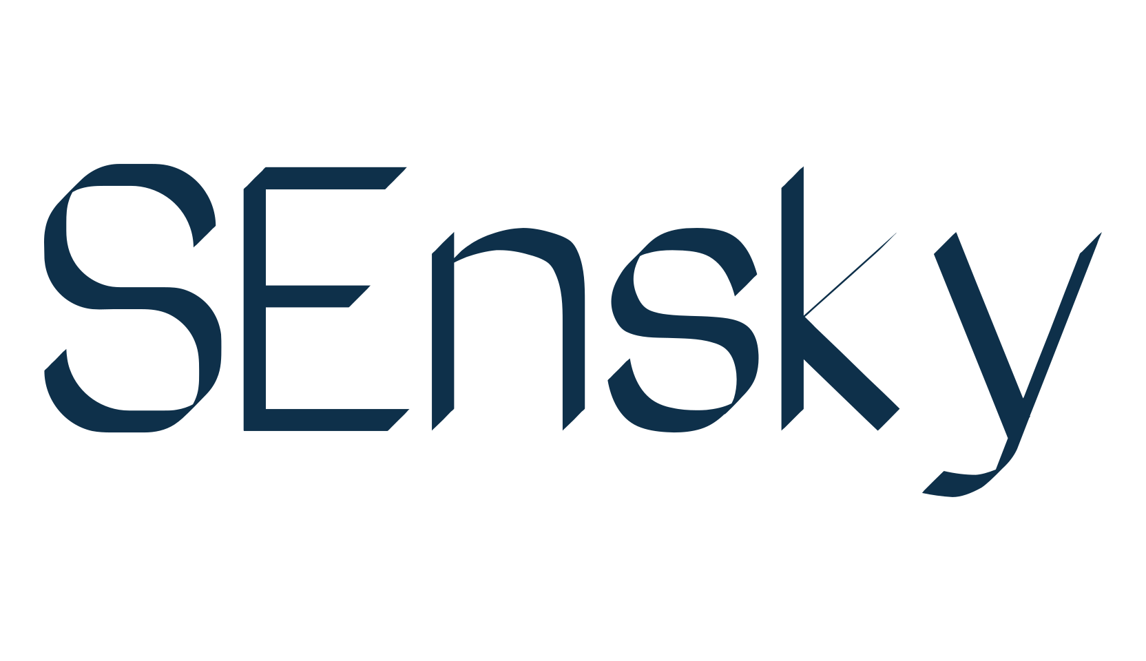Sensky, fancy various decorative font preview