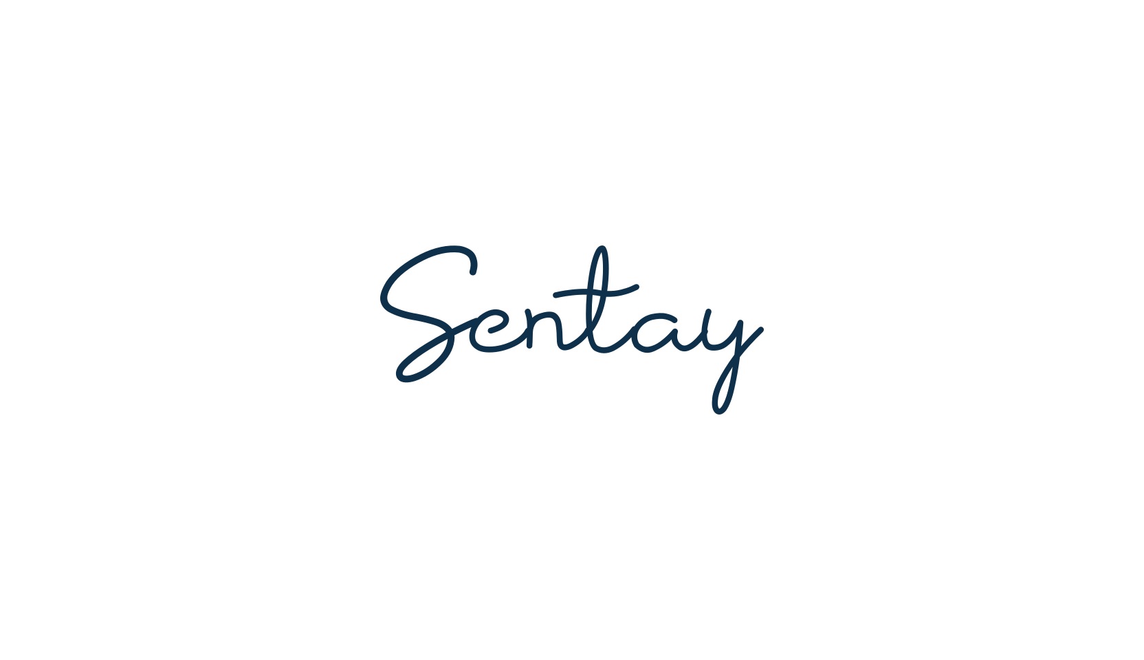 Sentay, handwriting font preview