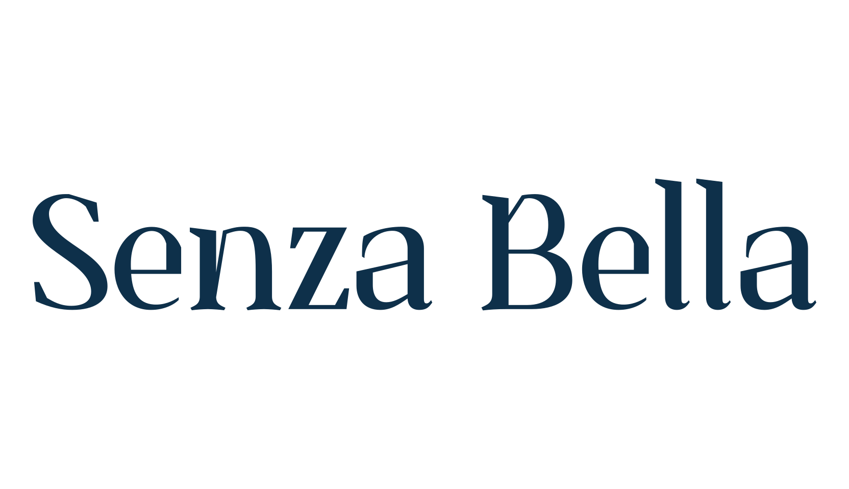 Senza Bella, serif font preview