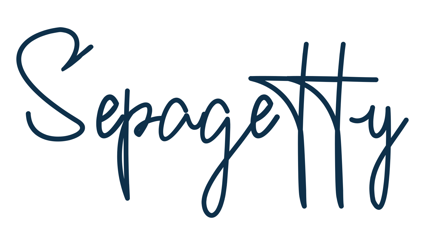 Sepagetty, script handwritten fancy decorative calligraphy font preview