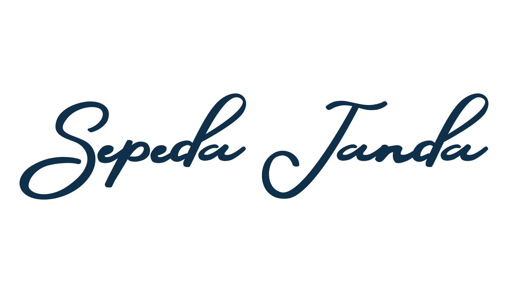 Sepeda Janda, script handwritten fancy decorative calligraphy font preview