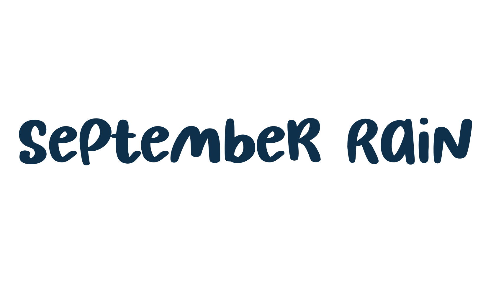 September Rain (september-rain-3), script handwritten fancy decorative calligraphy font preview