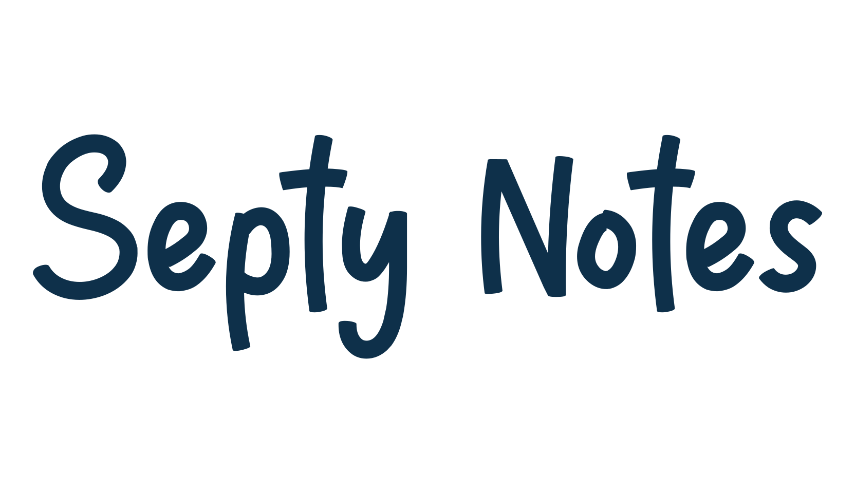 Septy Notes, fancy decorative font preview