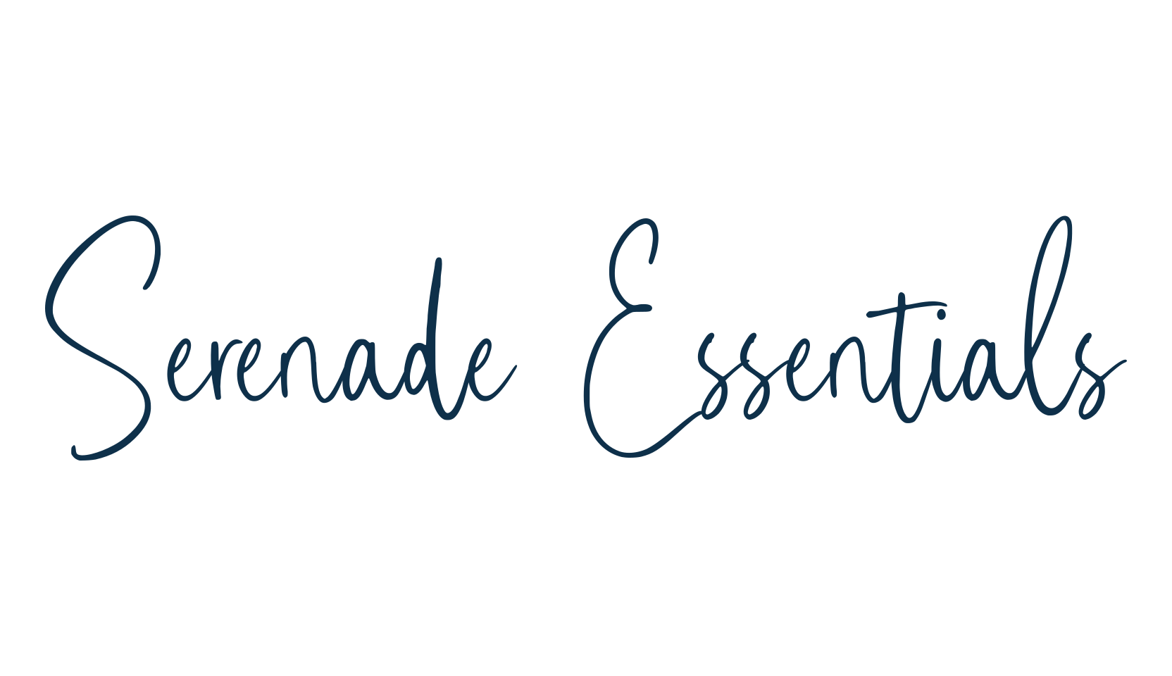 Serenade Essentials, handwriting font preview