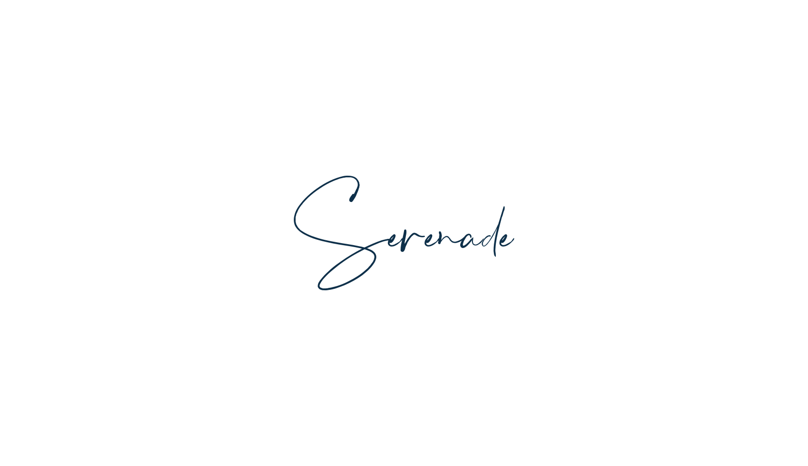 Serenade, script handwritten fancy decorative calligraphy font preview