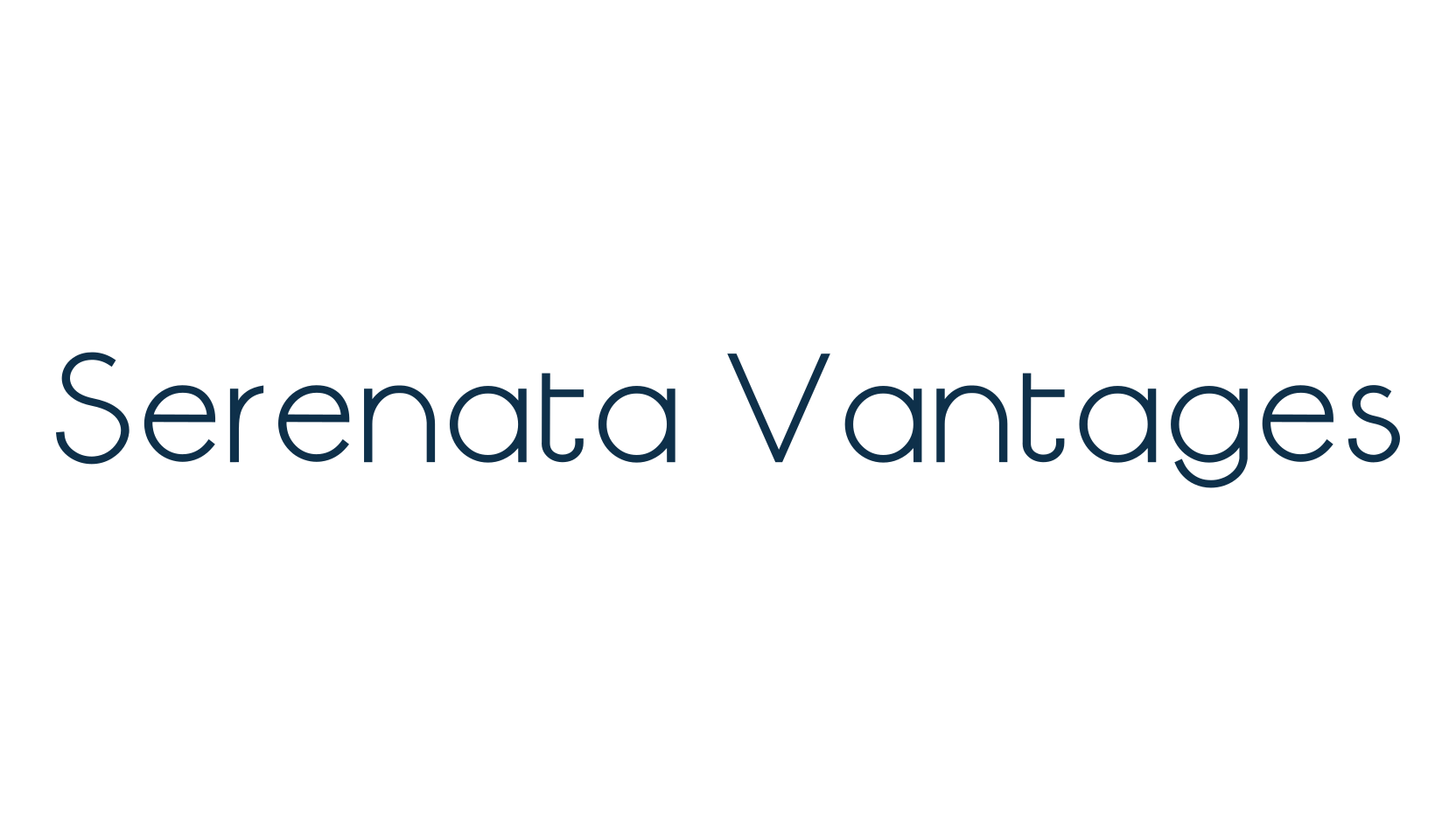Serenata Vantages, sans serif font preview