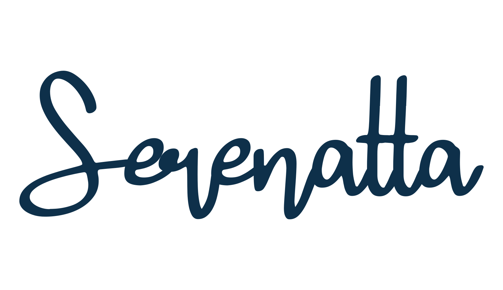 Serenatta, script handwritten fancy decorative calligraphy font preview