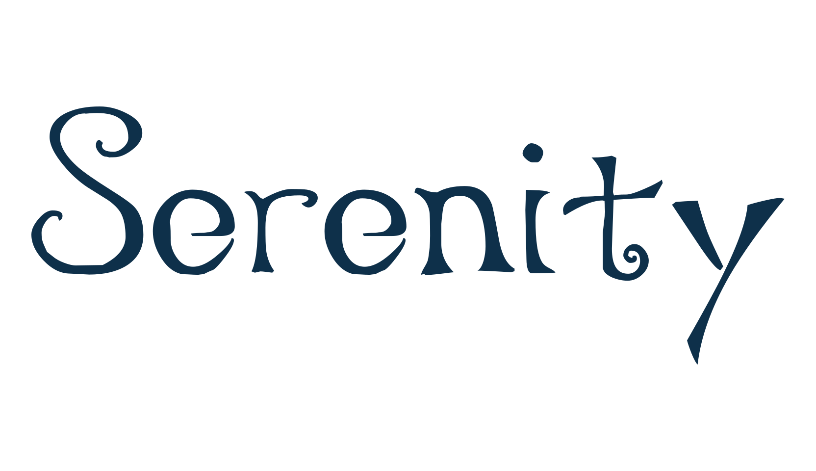 Serenity (serenity), various font preview