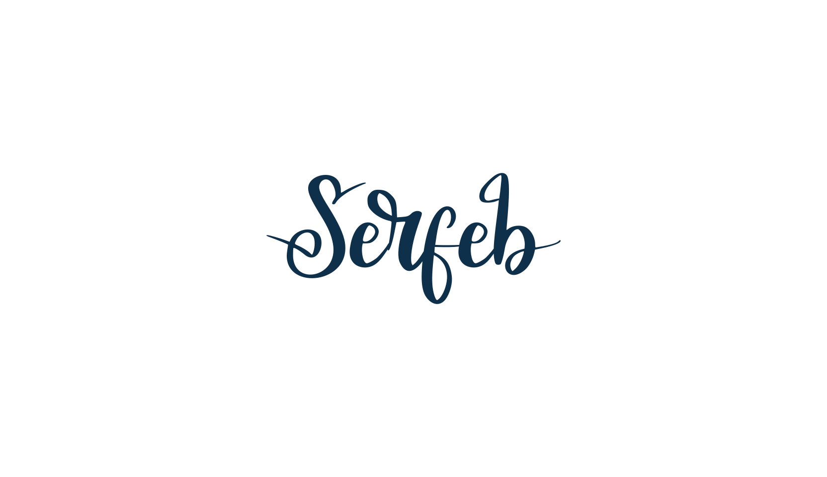 Serfeb, fancy decorative font preview