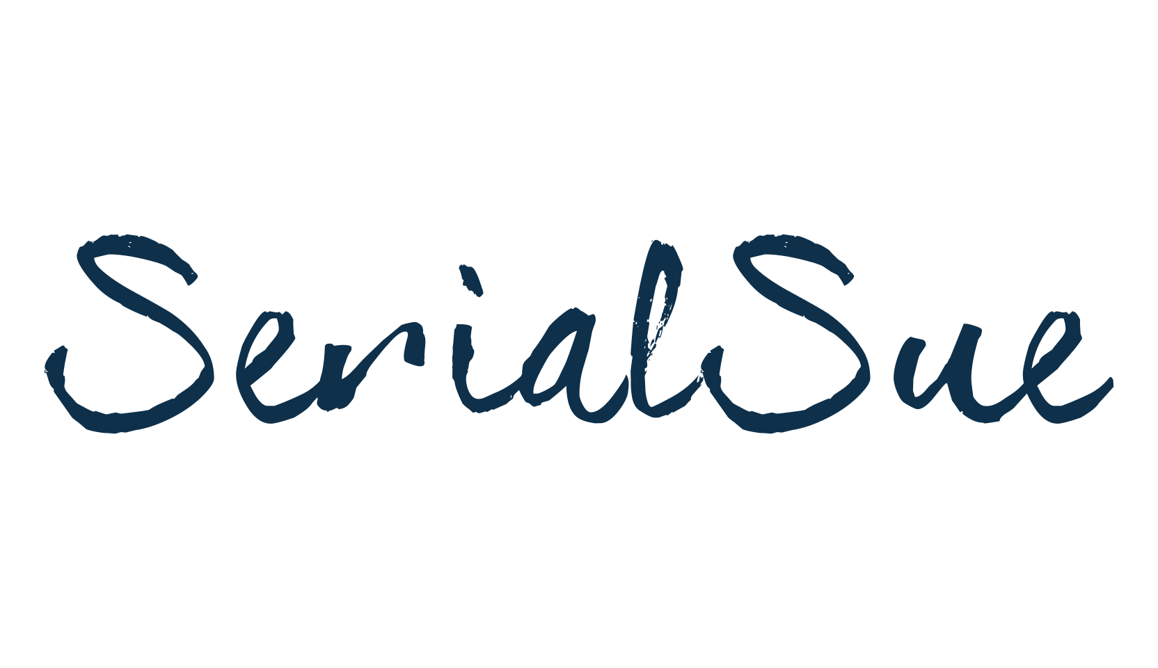 SerialSue, script handwritten fancy decorative calligraphy font preview