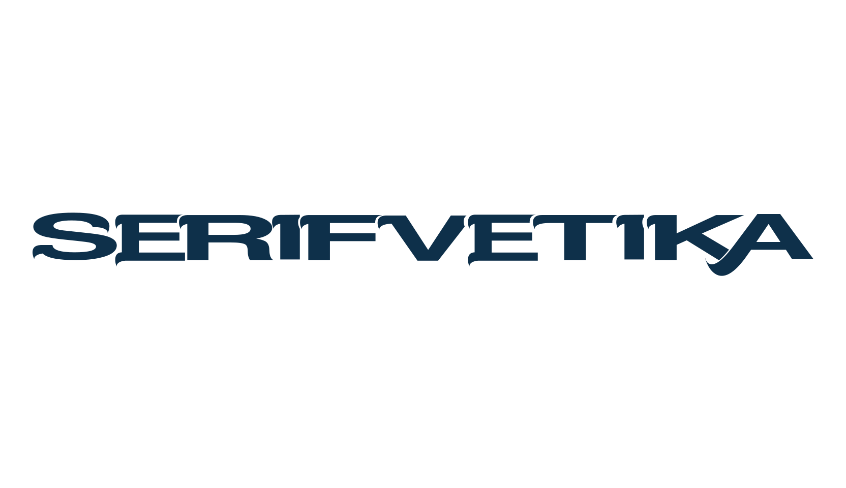 Serifvetika, fancy various basic font preview