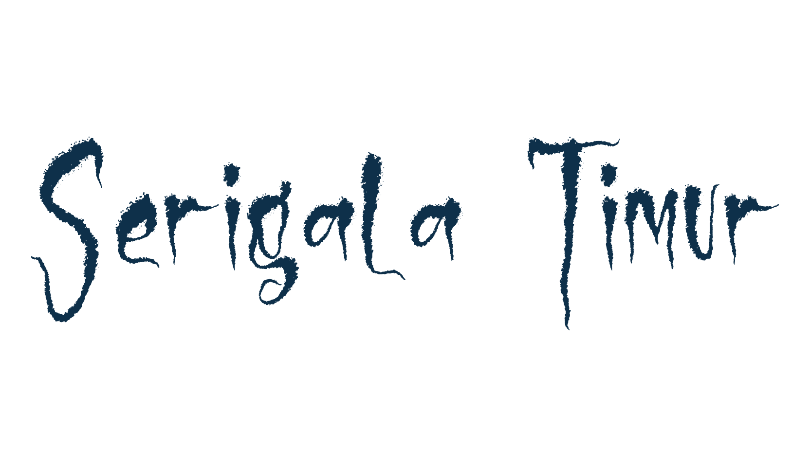 Serigala Timur, fancy decorative font preview