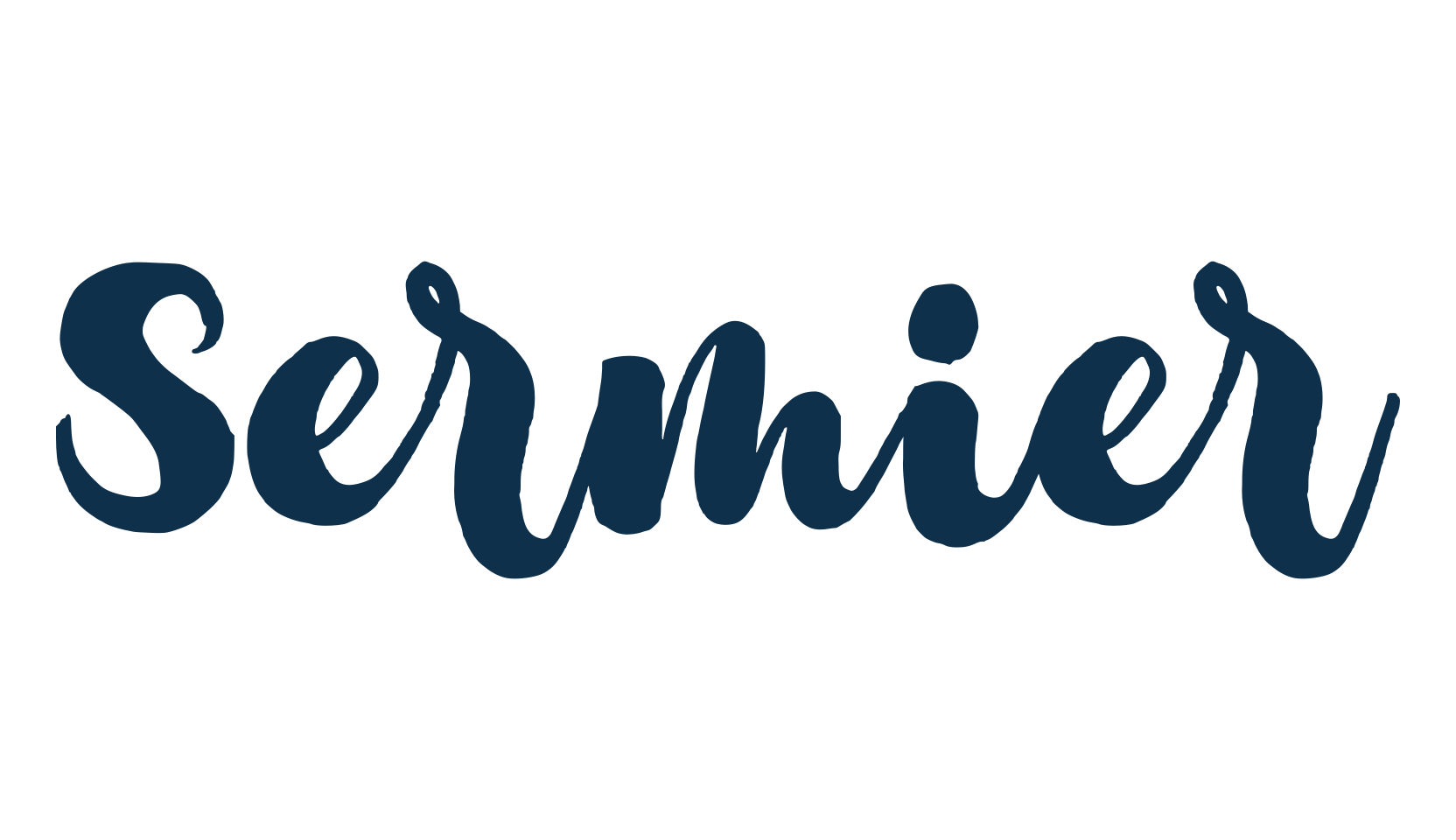 Sermier, fancy decorative font preview