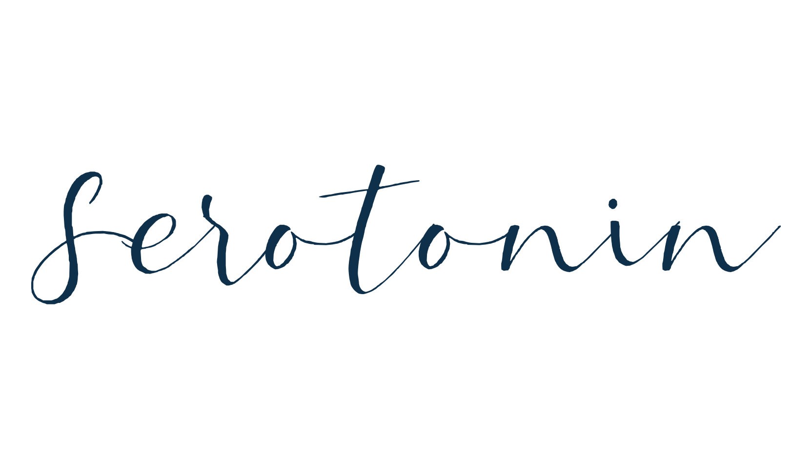 Serotonin, script calligraphy fancy decorative font preview