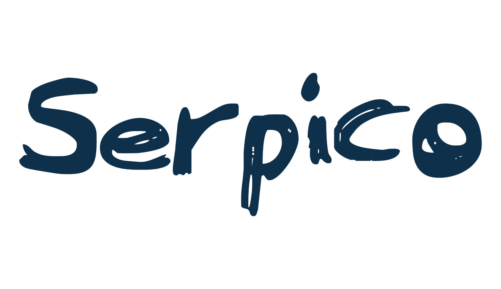 Serpico, trash font preview