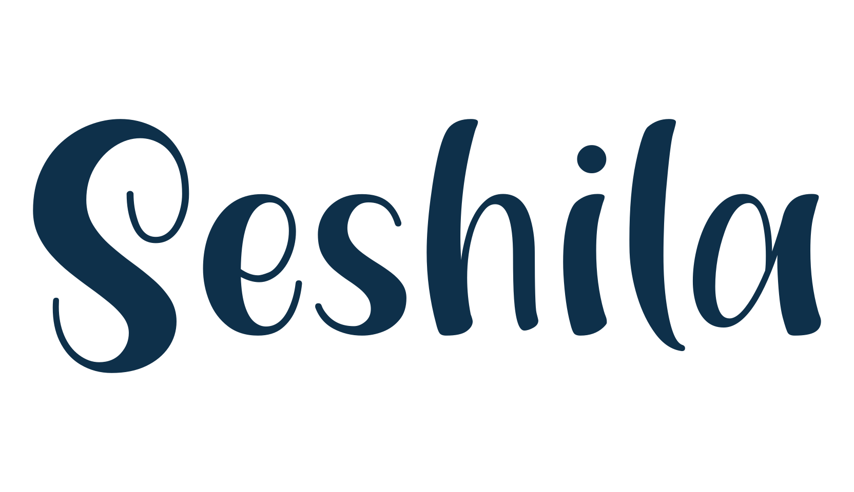 Seshila, fancy various decorative script calligraphy font preview