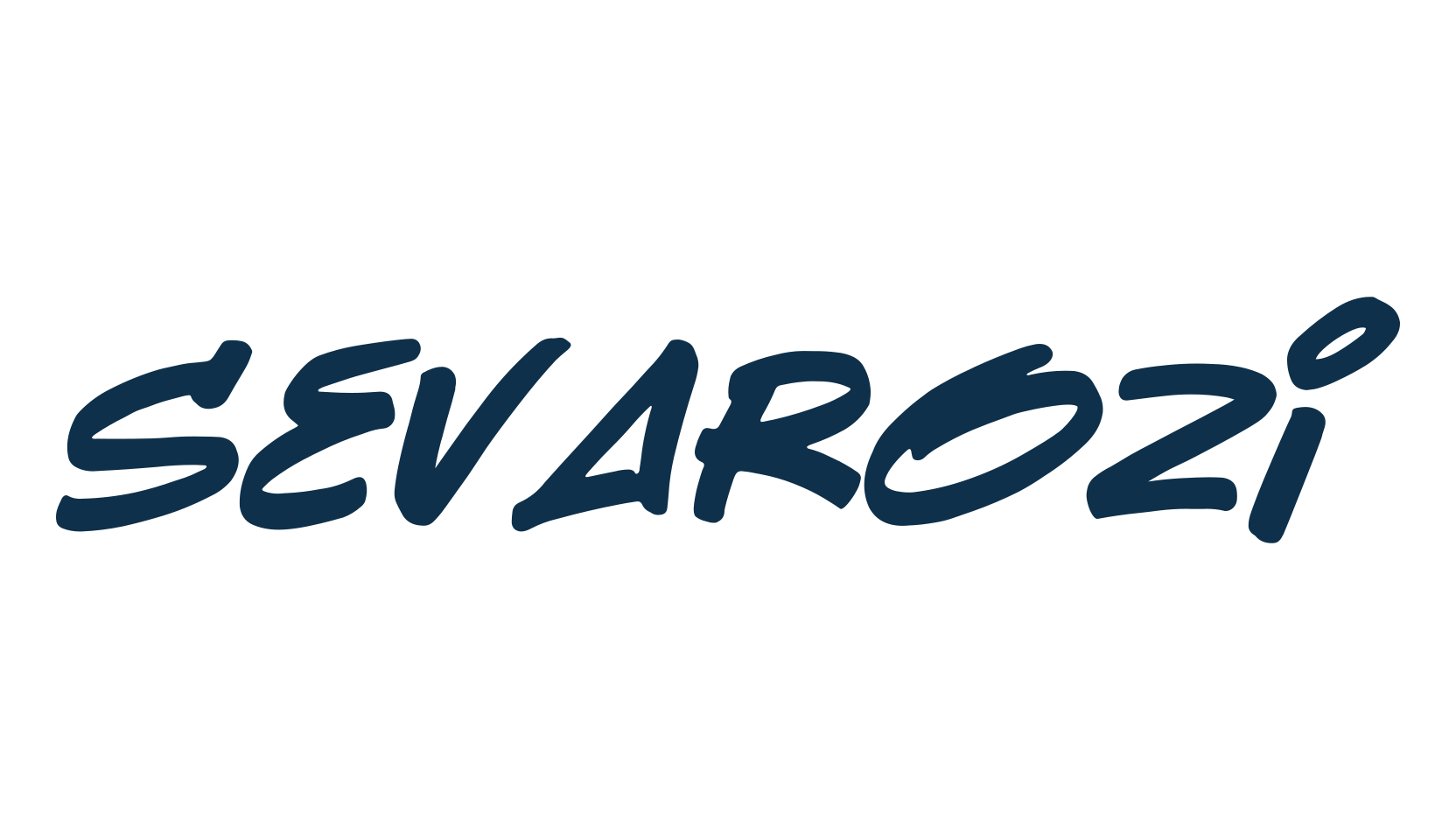 Sevarozi, script handwritten fancy decorative calligraphy font preview