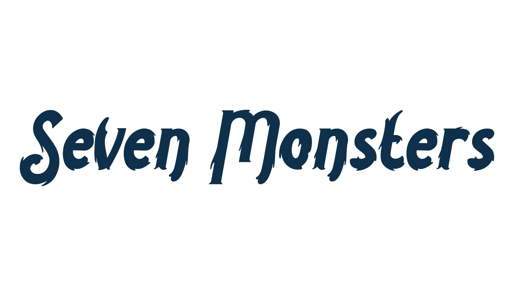 Seven Monsters, display market font preview