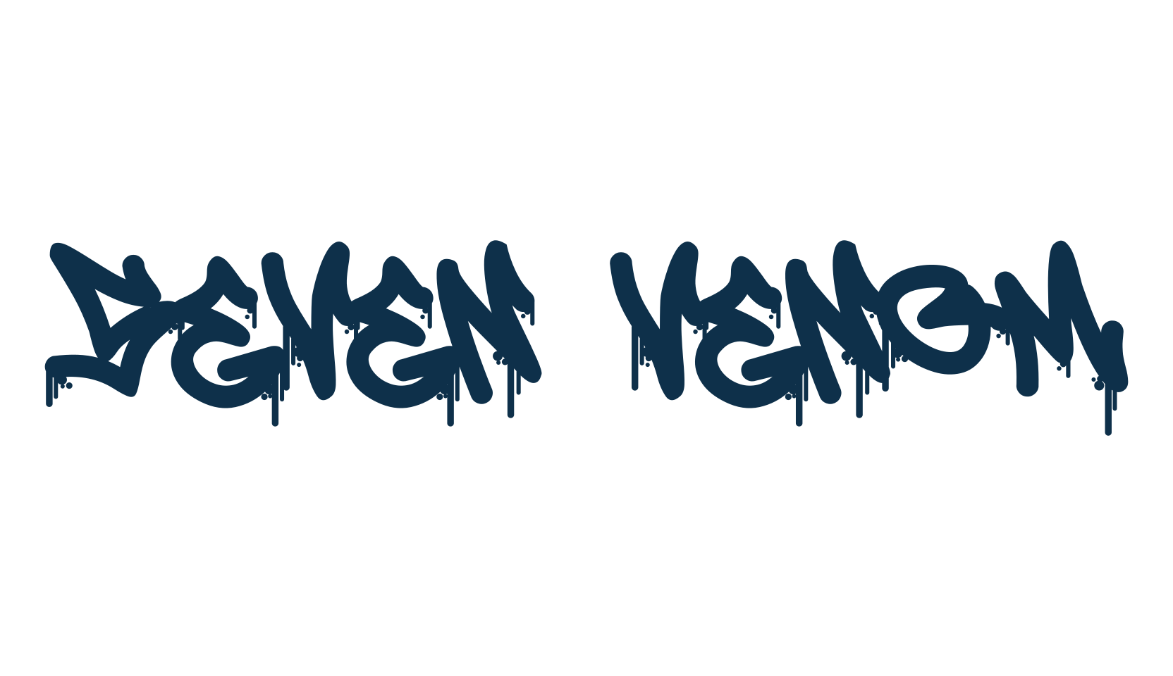 Seven Venom, script graffiti fancy decorative calligraphy font preview