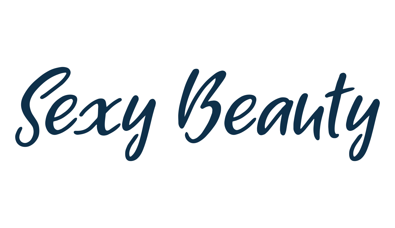 Sexy Beauty, script handwritten fancy decorative calligraphy font preview