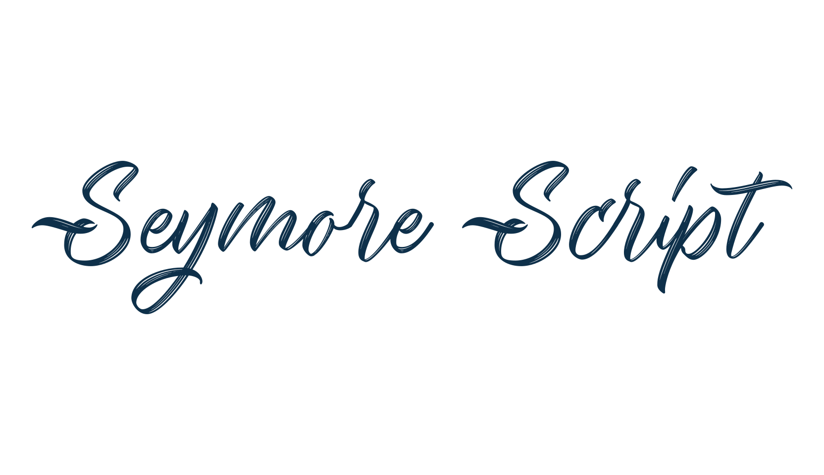 Seymore Script, script brush fancy decorative calligraphy font preview