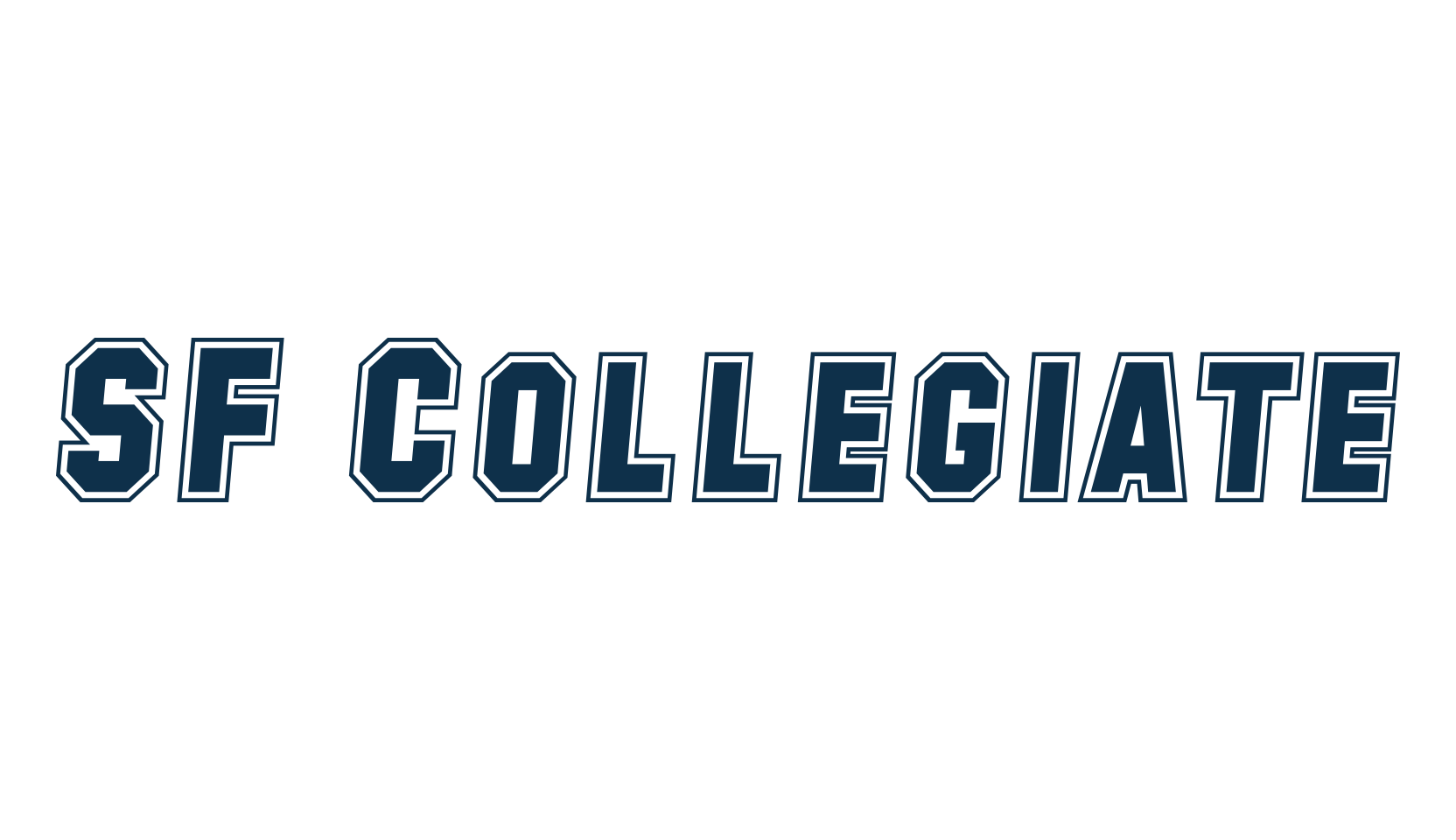 SF Collegiate, fancy old school decorative font preview