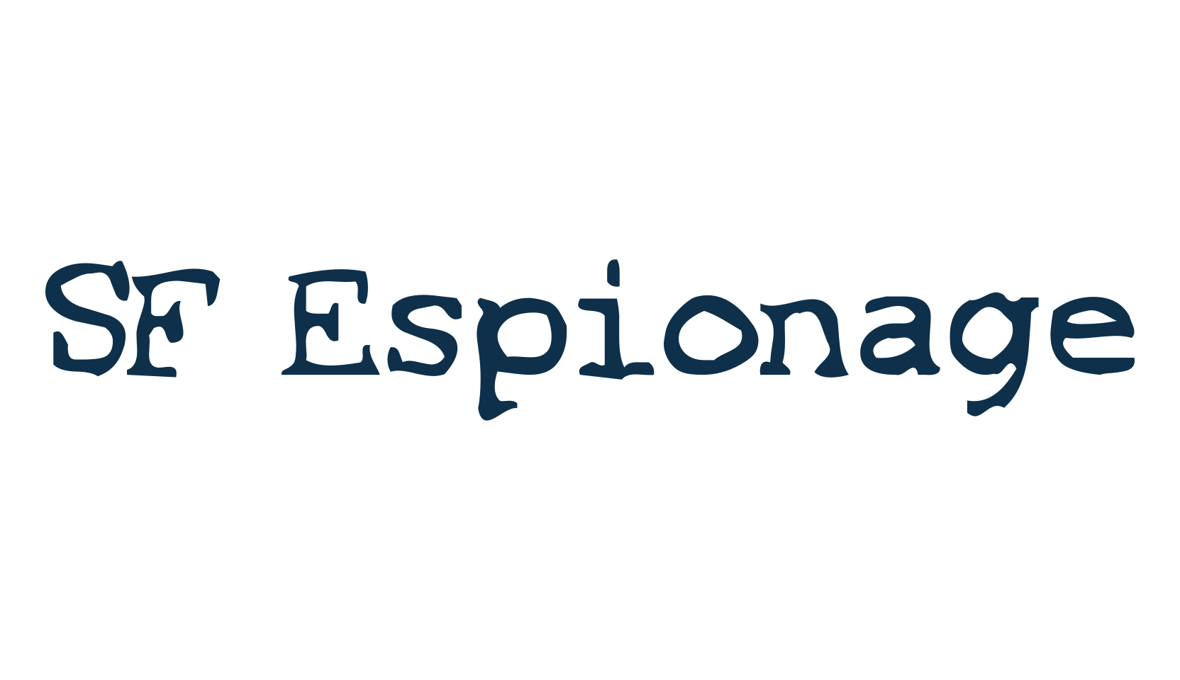 SF Espionage, typewriter font preview