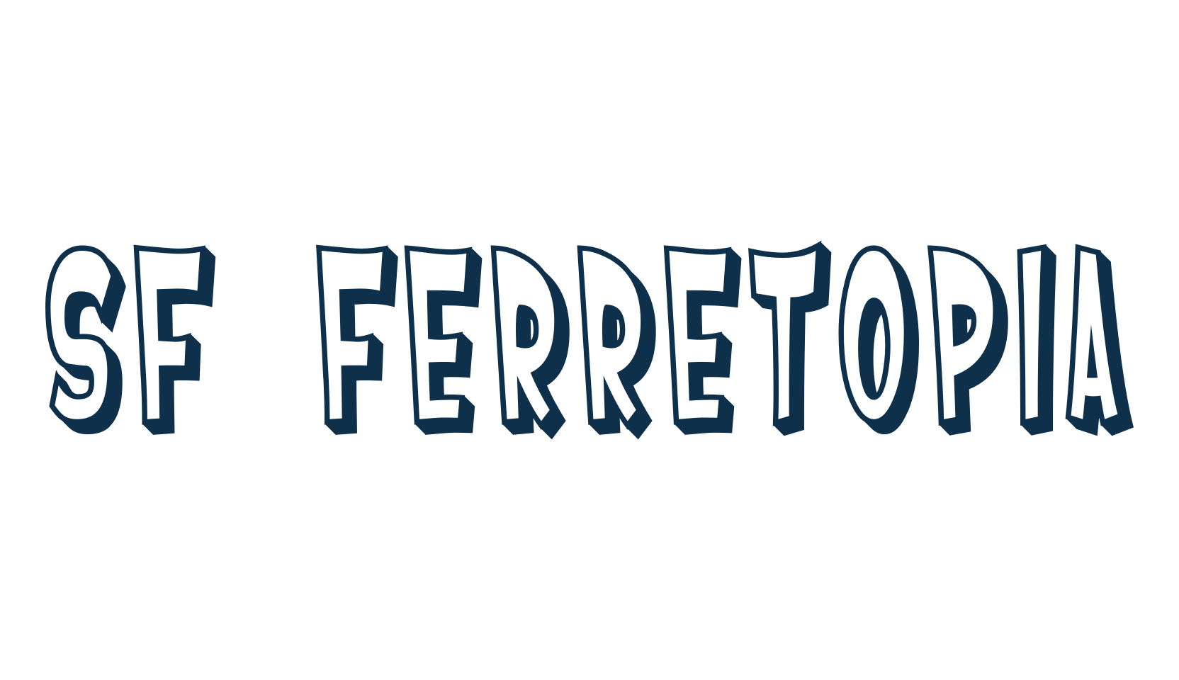 SF Ferretopia, fancy cartoon decorative comic font preview