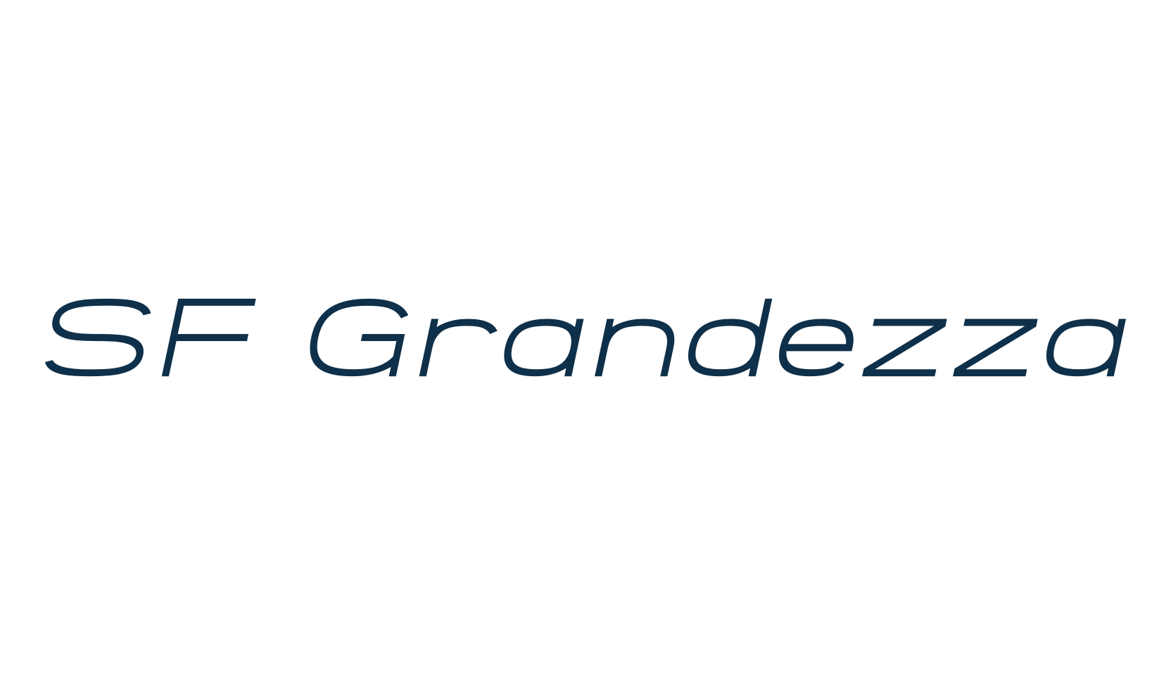 SF Grandezza, sans serif font preview