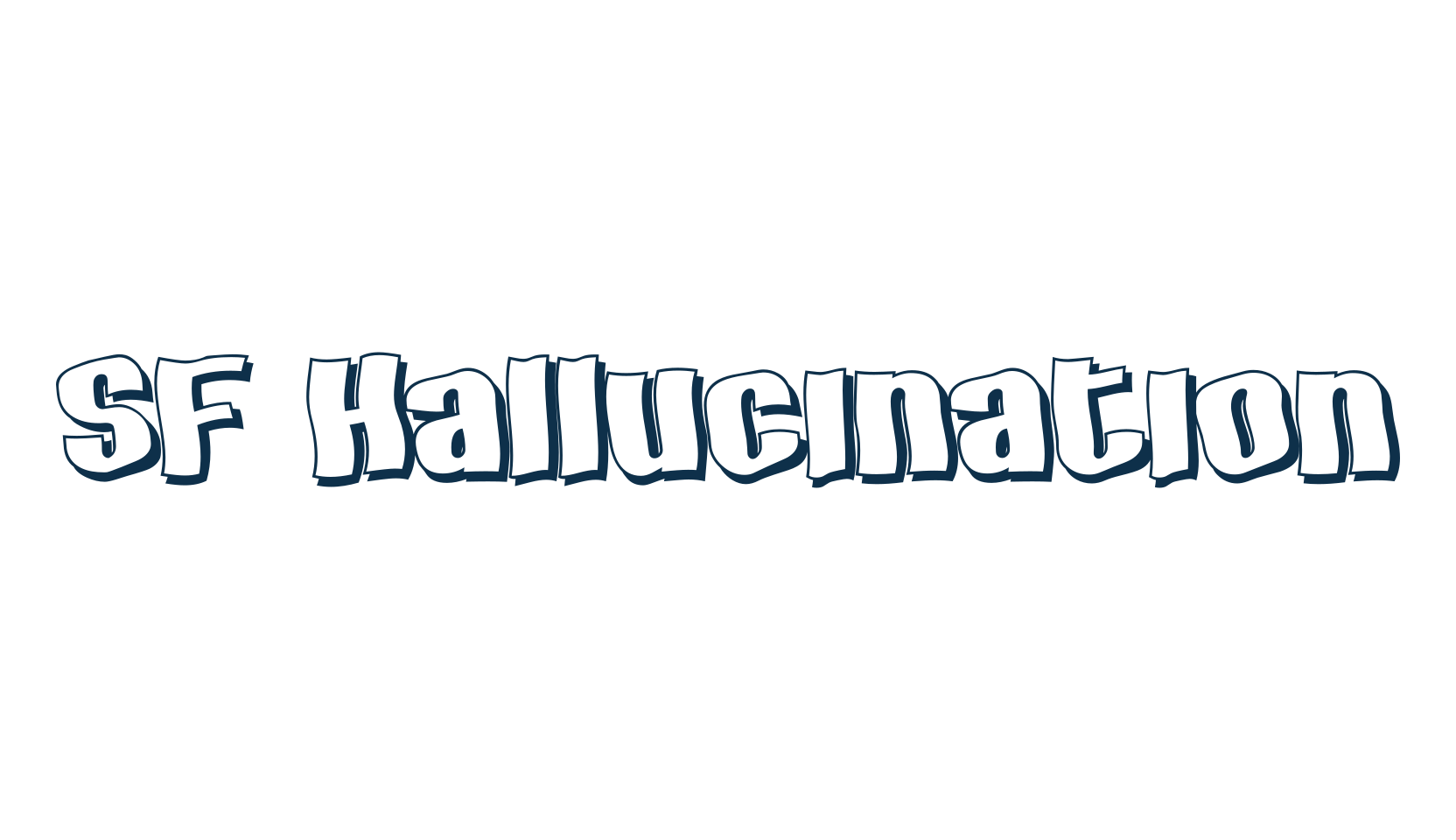 SF Hallucination, fancy distorted decorative font preview