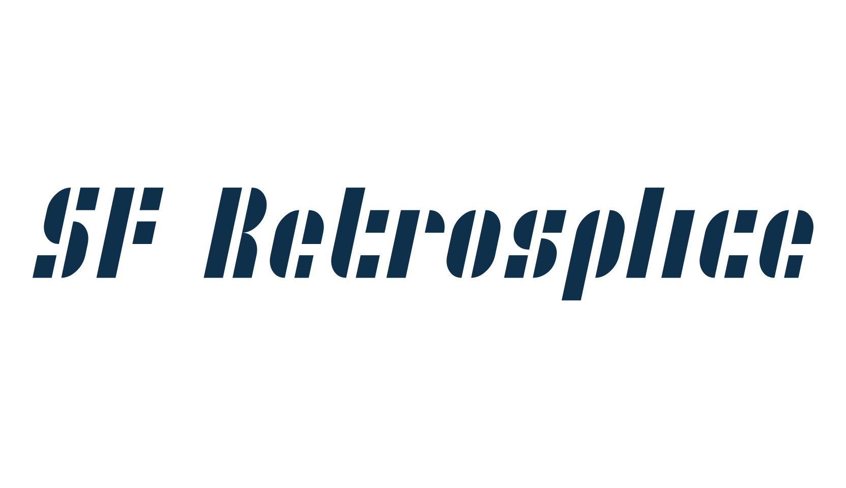 SF Retrosplice, techno sci-fi font preview
