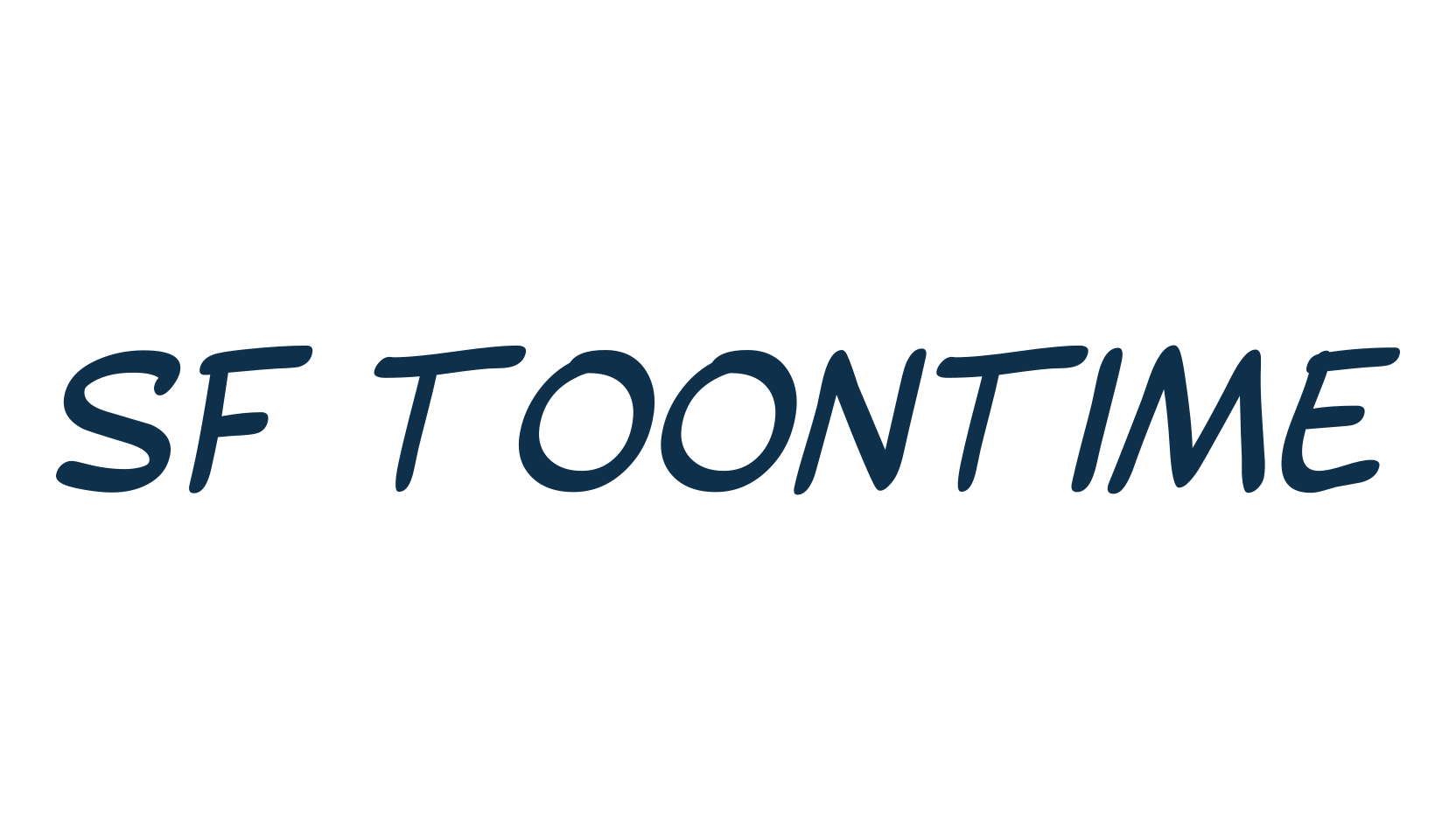SF Toontime, cartoon font preview