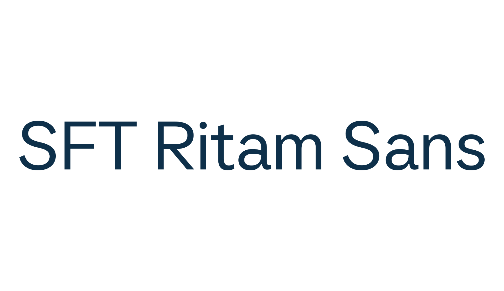SFT Ritam Sans, basic sans serif font preview
