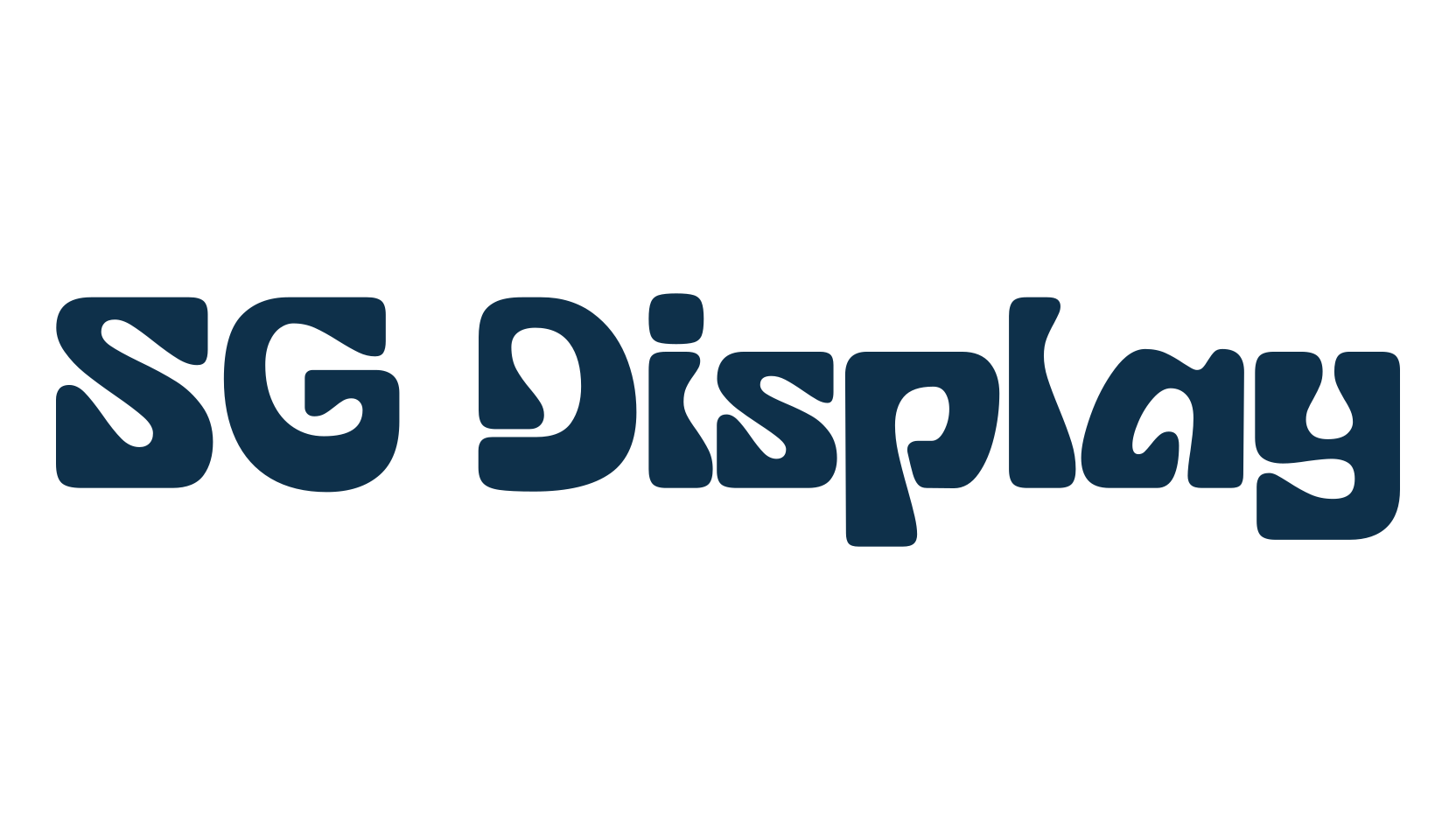 SG Display, groovy font preview