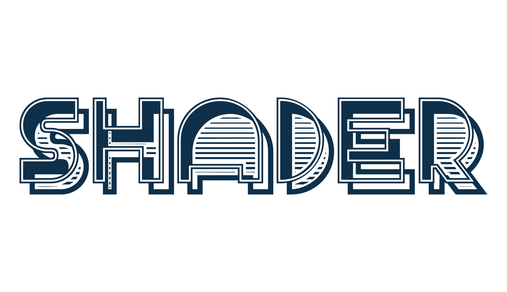 Shader, fancy various decorative font preview