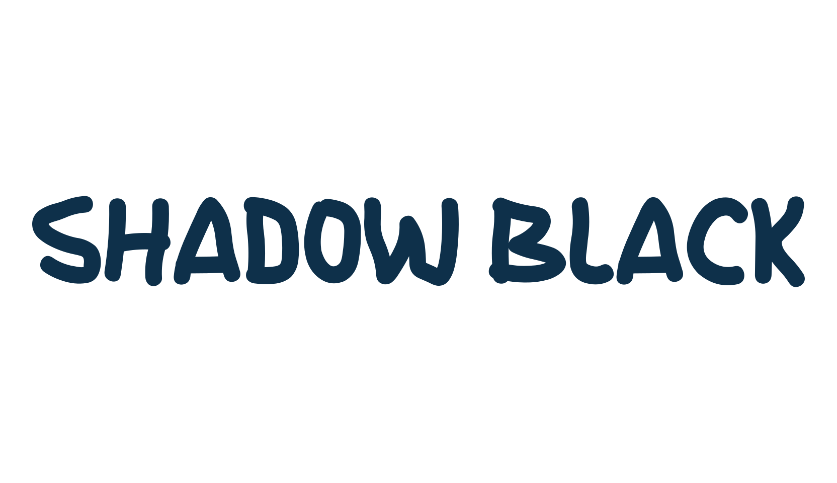 Shadow Black, script handwritten fancy decorative calligraphy font preview