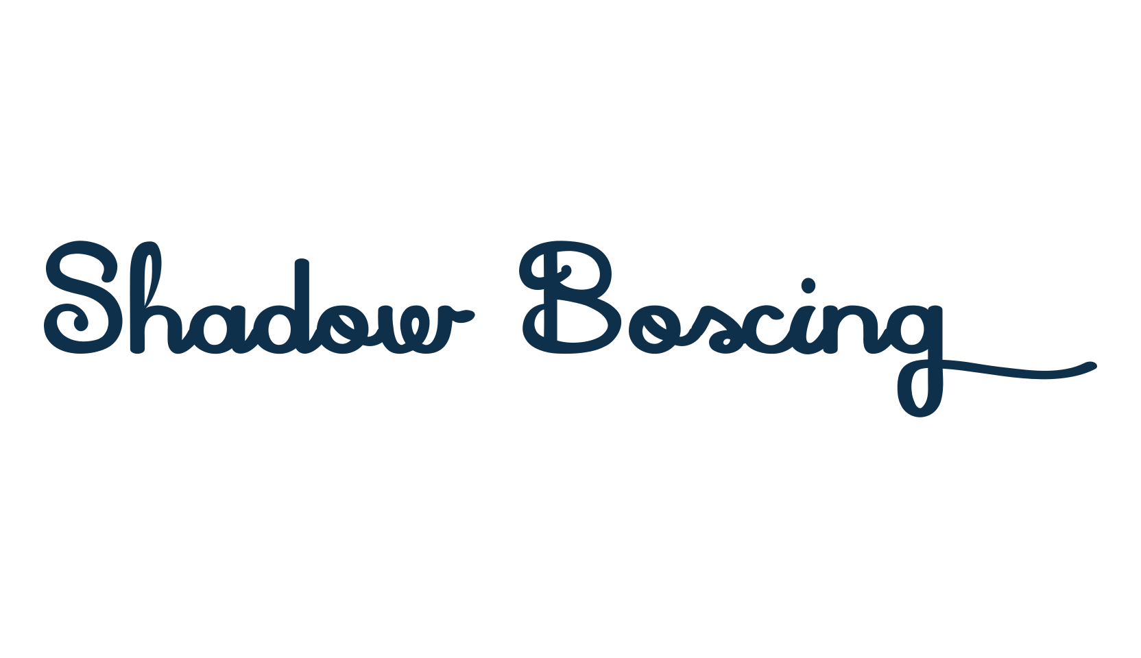 Shadow Boxing, fancy decorative font preview