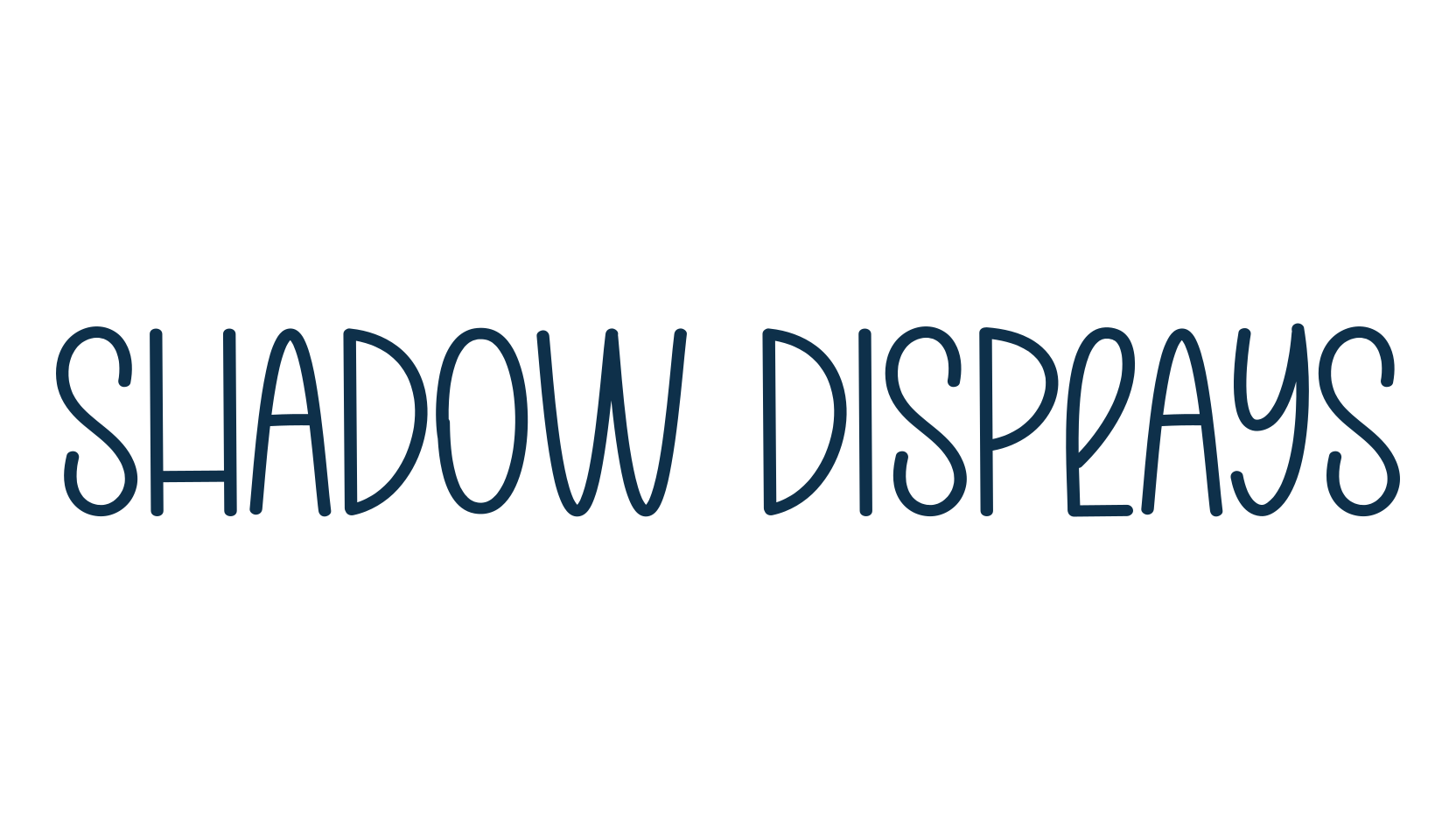 Shadow Displays, display market font preview