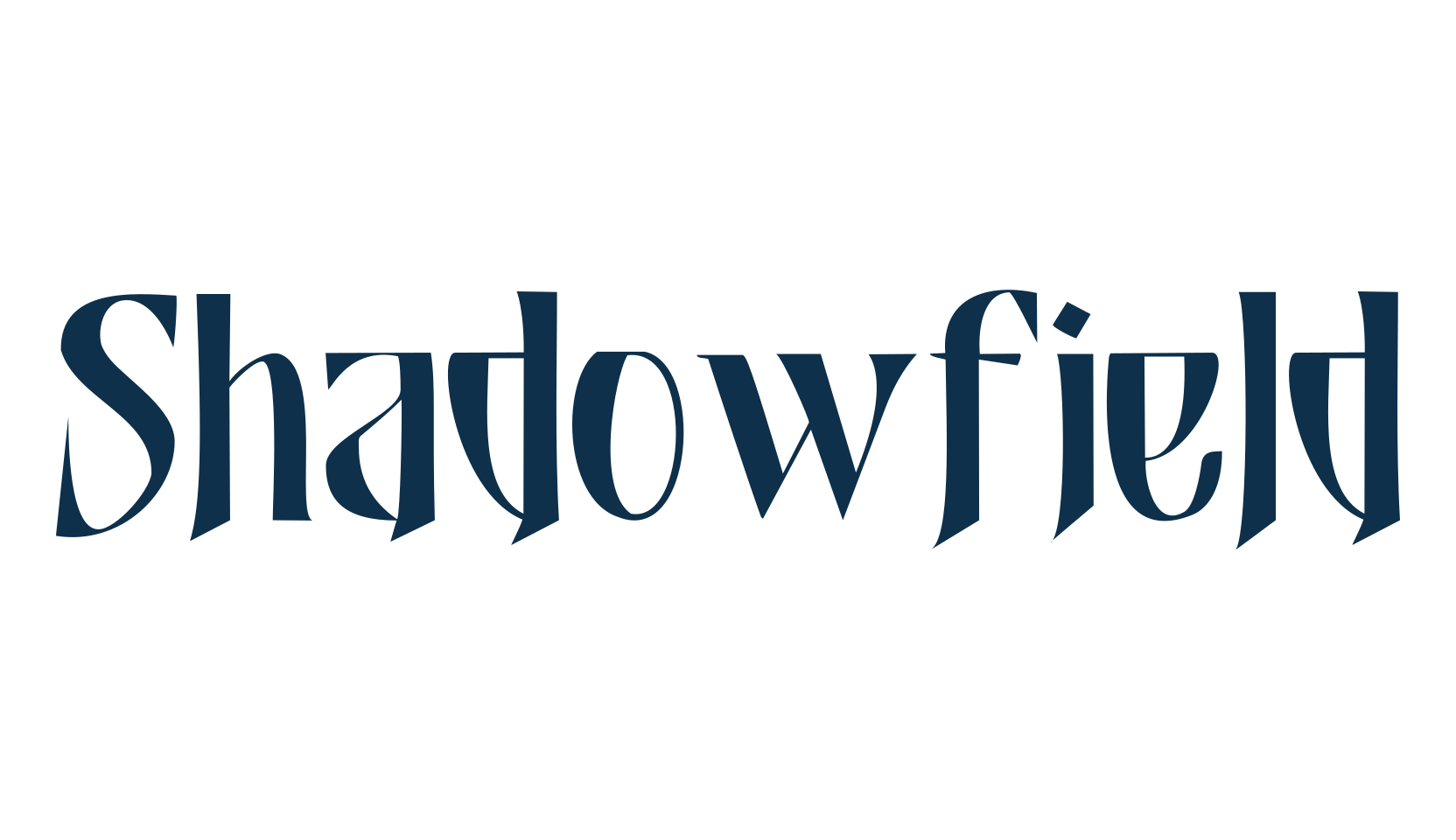 Shadowfield, gothic modern font preview
