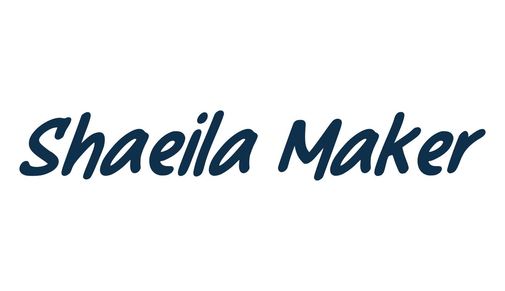 Shaeila Maker, fancy cartoon decorative comic font preview