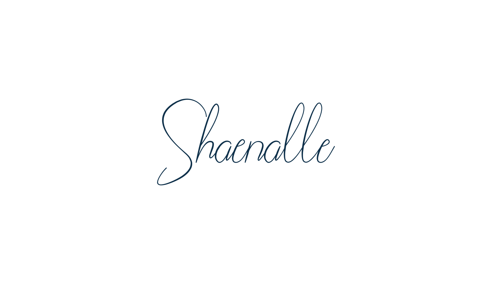 Shaenalle, handwriting font preview