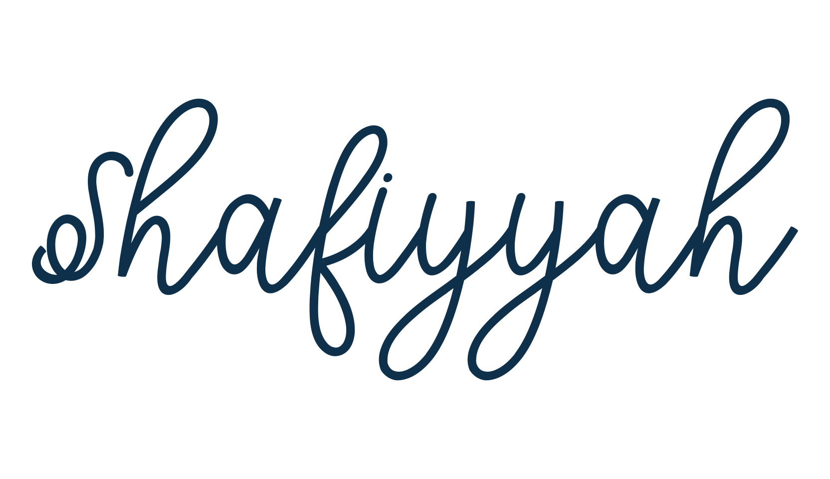 Shafiyyah, script handwritten fancy decorative calligraphy font preview