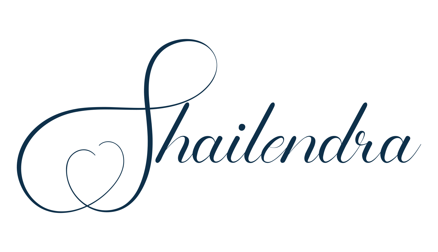 Shailendra, calligraphy font preview