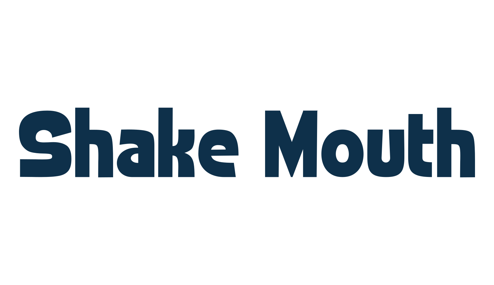Shake Mouth, retro font preview