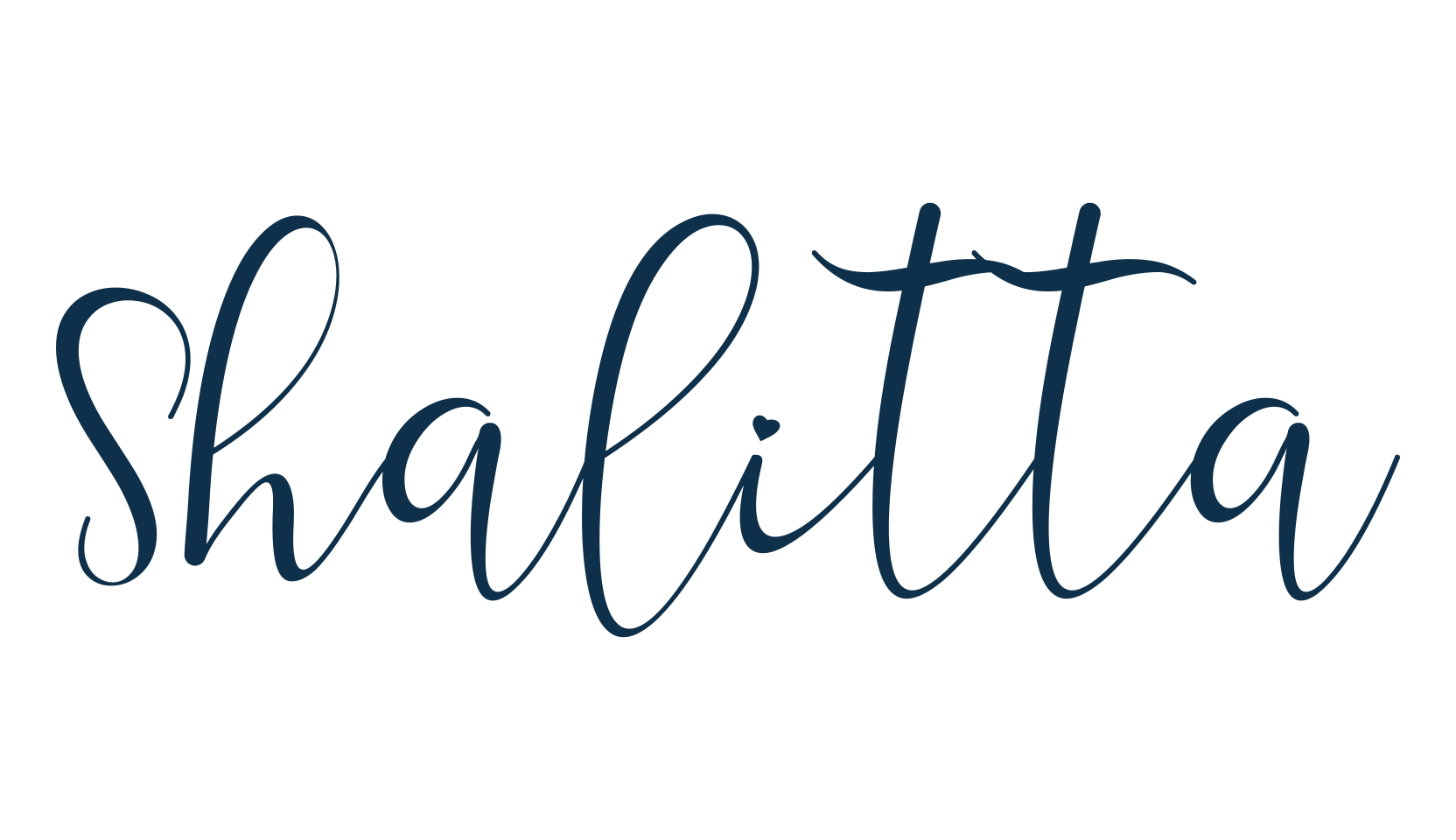 Shalitta, fancy decorative font preview