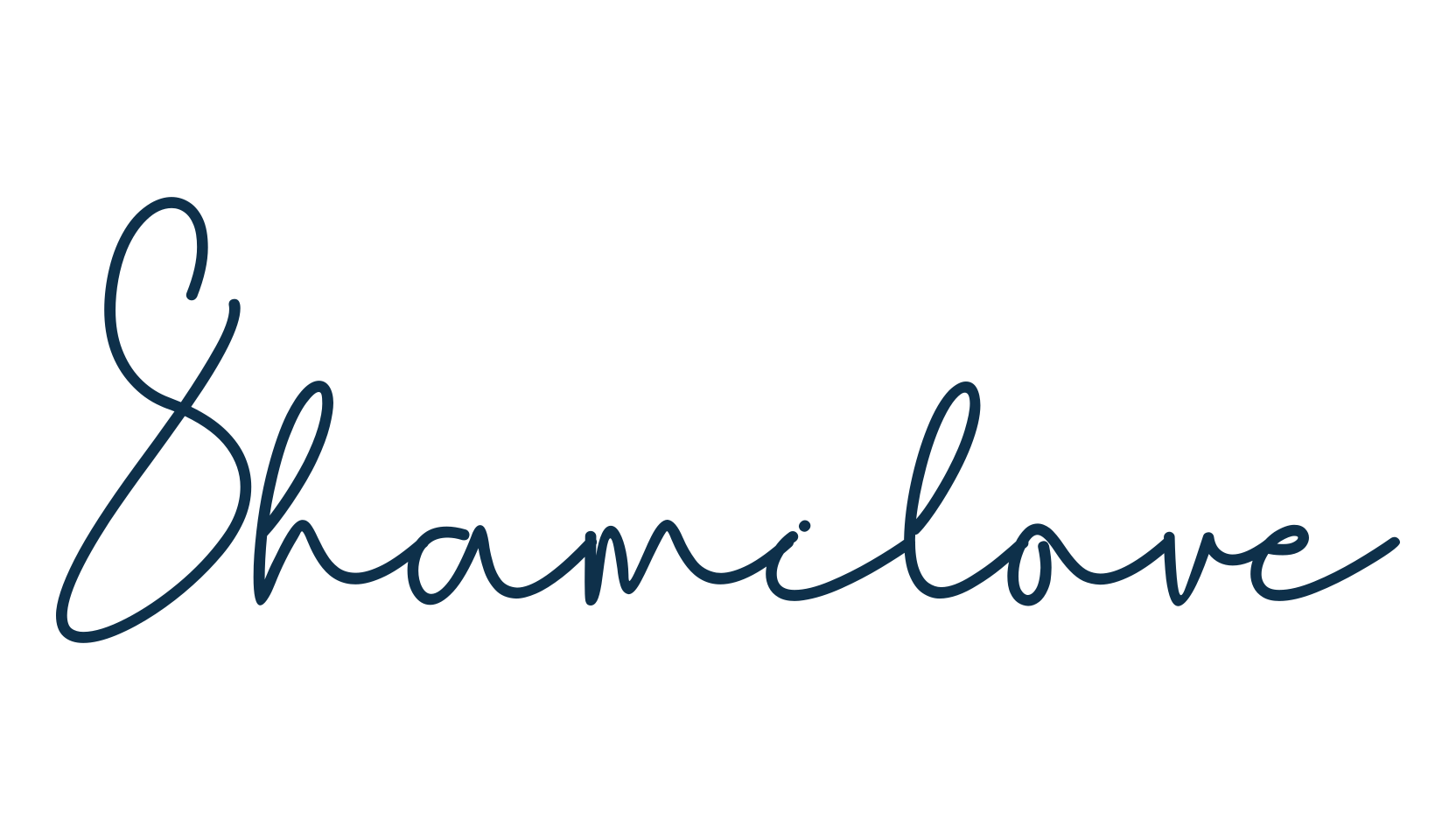 Shamilove, script handwritten fancy decorative calligraphy font preview
